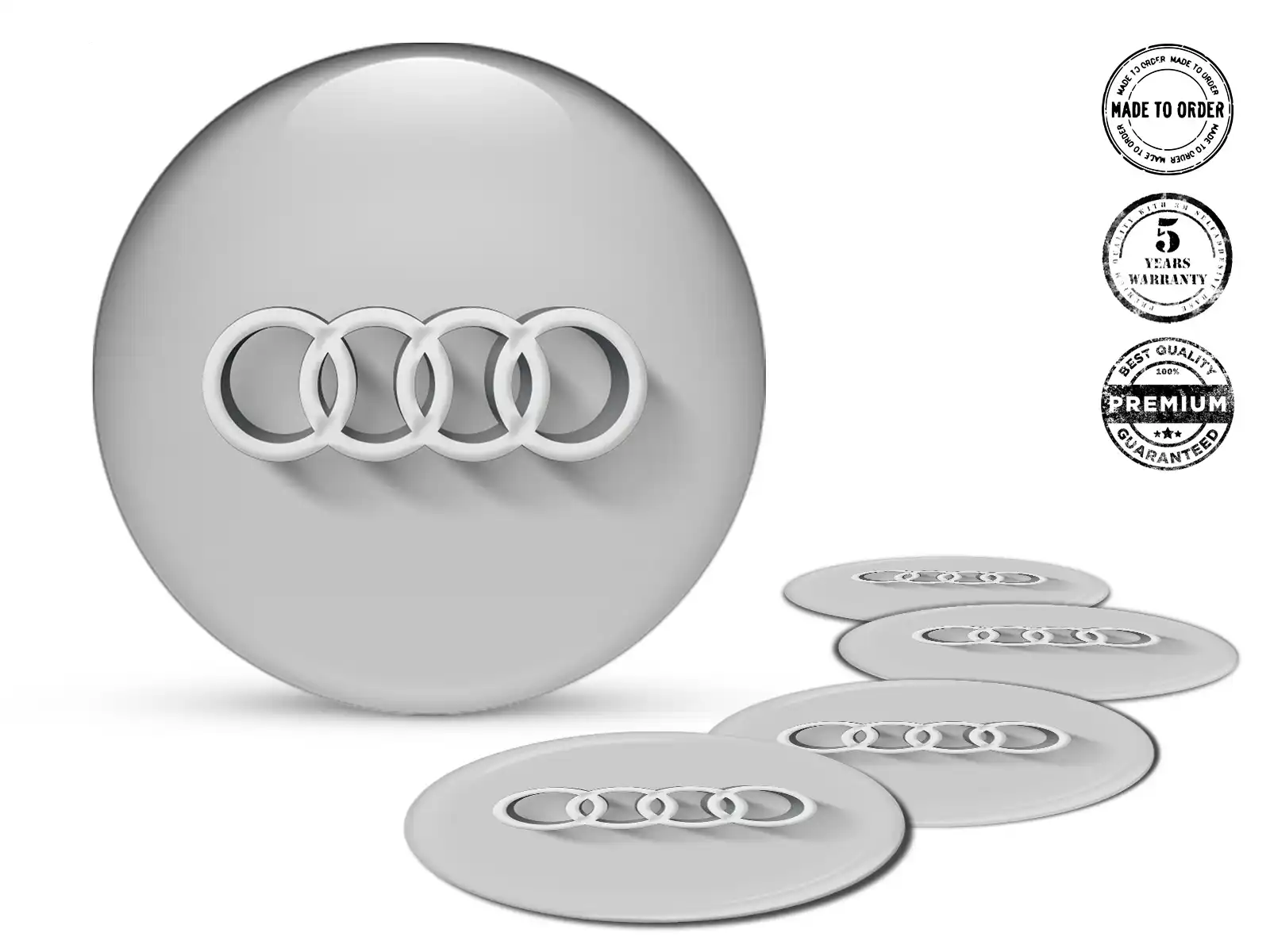 Audi Calcomanías de Rueda Rendimiento Grilla Stellar